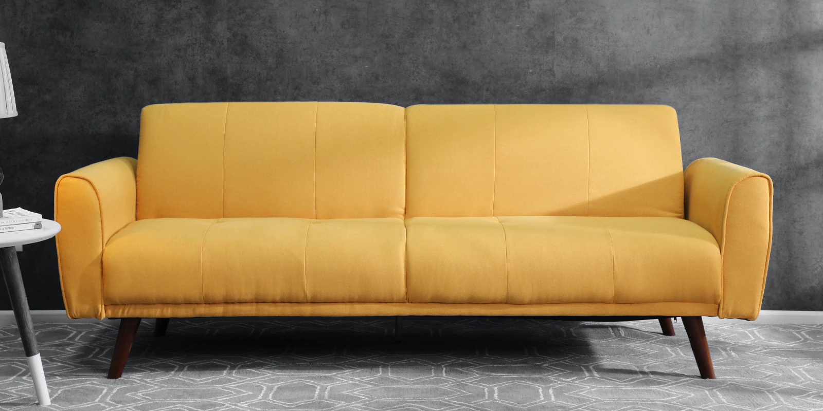 Premium 3-Seater Wooden Sofa